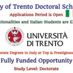 University of Trento Doctoral Scholarships in Italy (Fully Funded) for All international and Italian Students