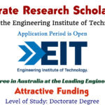 Doctorate Research Scholarships Announced by Engineering Institute of Technology (EIT) in Australia