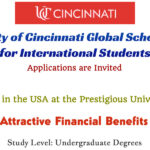 University of Cincinnati Global Scholarships for International Students in the USA