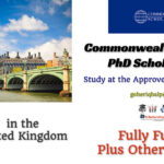 Commonwealth Split-Site PhD Scholarships (Fully Funded) – Study at the UK Universities