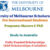 University of Melbourne Scholarships