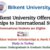 Bilkent University Scholarships for International Students